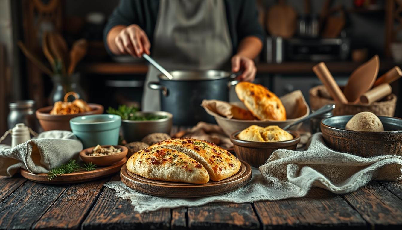 Fresh ingredients for healthy home cooking